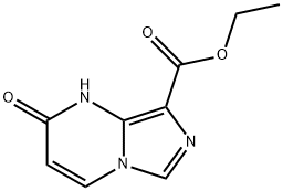 1,2-dihydro-2-oxo-Imidazo[1,5-a]pyrimidine-8-carboxylic acid  ethyl ester 化学構造式
