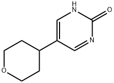 5-(tetrahydro-2H-pyran-4-yl)pyrimidin-2-ol 结构式
