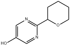2-(tetrahydro-2H-pyran-2-yl)pyrimidin-5-ol Structure