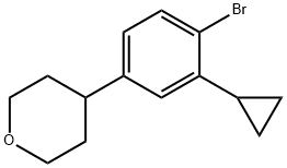 4-(4-bromo-3-cyclopropylphenyl)tetrahydro-2H-pyran|