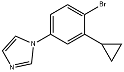 2222937-31-5 1-(4-bromo-3-cyclopropylphenyl)-1H-imidazole