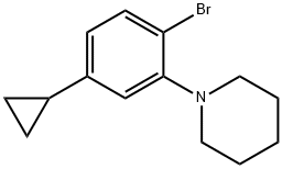 2222937-84-8 1-(2-bromo-5-cyclopropylphenyl)piperidine