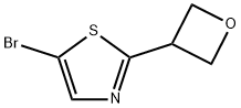 5-bromo-2-(oxetan-3-yl)thiazole 结构式