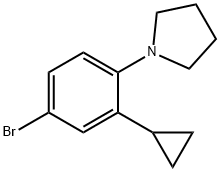 2222938-04-5 1-(4-bromo-2-cyclopropylphenyl)pyrrolidine