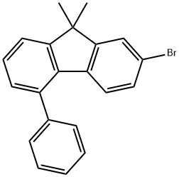 2-Bromo-9,9-dimethyl-5-phenyl-9H-fluorene Structure