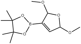 2,5-Dimethoxy-2,5-dihydrofuran-3-boronic acid pinacol ester Structure
