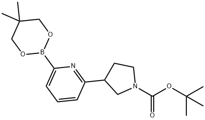 2223007-02-9 6-(N-Boc-pyrrolidin-3-yl)pyridine-2-boronic acid neopentylglycol ester