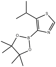 5-(iso-Propyl)thiazole-4-boronic acid pinacol ester Structure