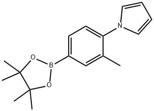 3-Methyl-4-(1H-pyrrol-1-yl)phenylboronic acid pinacol ester Structure