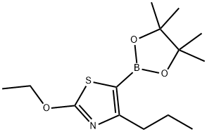 4-(n-Propyl)-2-ethoxythiazole-5-boronic acid pinacol ester, 2223043-53-4, 结构式