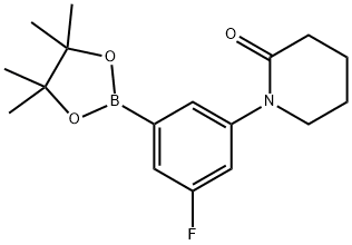 1-[3-(TETRAMETHYL-1,3,2-DIOXABOROLAN-2-YL)-5-FLUOROPHENYL]PIPERIDIN-2-ONE|