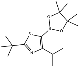 4-(iso-Propyl)-2-(tert-butyl)thiazole-5-boronic acid pinacol ester|