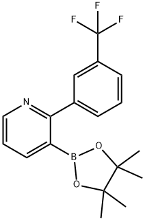 2-(3-Trifluoromethylphenyl)pyridine-3-boronic acid pinacol ester Struktur