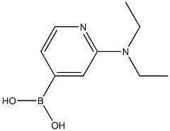 2-(Diethylamino)pyridine-4-boronic acid Structure