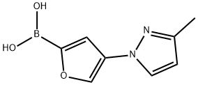 4-(3-Methyl-1H-pyrazol-1-yl)furan-2-boronic acid|