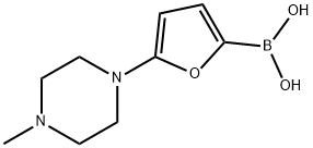 5-(N-Methylpiperazin-1-yl)furan-2-boronic acid Structure