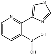 2-(Thiazol-4-yl)pyridine-3-boronic acid Struktur