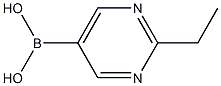 (2-ethylpyrimidin-5-yl)boronic acid Struktur