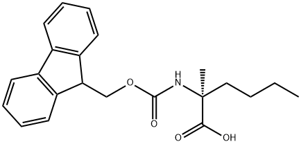 N-[(9H-fluoren-9-ylmethoxy)carbonyl]-
2-methyl- L-Norleucine Structure