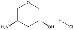 (3R,5S)-5-氨基四氢-2H-吡喃-3-醇盐酸盐,2227198-61-8,结构式