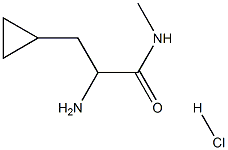 2-氨基-3-环丙基-N-甲基丙酰胺盐酸盐, 2227204-74-0, 结构式