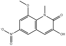 3-hydroxy-8-methoxy-1-methyl-6-nitroquinolin-2(1H)-one Structure