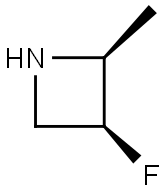 Azetidine, 3-fluoro-2-methyl-, (2S,3S)- Struktur