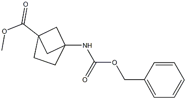 benzyl 4-(methoxycarbonyl)bicyclo[2.1.1]hexan-1-ylcarbamate Structure