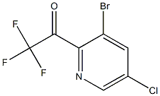 1-(3-溴-5-氯吡啶-2-基)-2,2,2-三氟乙酮,2231674-22-7,结构式