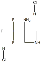 3-(trifluoromethyl)azetidin-3-amine dihydrochloride Structure