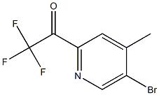 1-(5-溴-4-甲基吡啶-2-基)-2,2,2-三氟乙酮,2231676-74-5,结构式