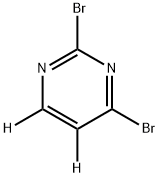 2,4-dibromopyrimidine-5,6-d2 Structure