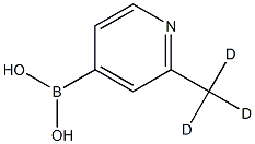 (2-(methyl-d3)pyridin-4-yl)boronic acid Struktur