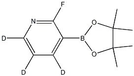 2-fluoro-3-(4,4,5,5-tetramethyl-1,3,2-dioxaborolan-2-yl)pyridine-4,5,6-d3 Structure