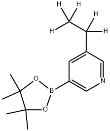 3-(ethyl-d5)-5-(4,4,5,5-tetramethyl-1,3,2-dioxaborolan-2-yl)pyridine|