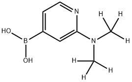(2-(bis(methyl-d3)amino)pyridin-4-yl)boronic acid,2241875-85-2,结构式
