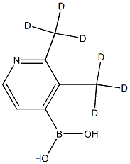 (2,3-bis(methyl-d3)pyridin-4-yl)boronic acid Struktur