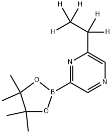 2-(ethyl-d5)-6-(4,4,5,5-tetramethyl-1,3,2-dioxaborolan-2-yl)pyrazine|