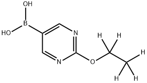 (2-(ethoxy-d5)pyrimidin-5-yl)boronic acid Struktur