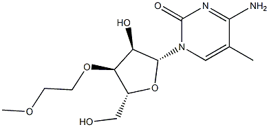 3'-O-(2-Methoxyethyl)-5-methylcytidine Struktur