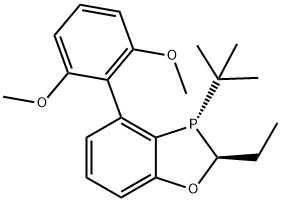 (2S,3S)-3-(tert-butyl)-4-(2,6-dimethoxyphenyl)-2-ethyl-2,3-dihydrobenzo[d][1,3]oxaphosphole Structure