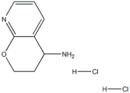 3,4-Dihydro-2H-pyrano[2,3-b]pyridin-4-ylamine dihydrochloride Structure