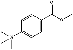 4-(三甲基硅基)苯甲酸甲酯 结构式
