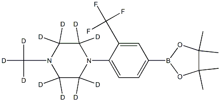 2256704-53-5 1-(methyl-d3)-4-(4-(4,4,5,5-tetramethyl-1,3,2-dioxaborolan-2-yl)-2-(trifluoromethyl)phenyl)piperazine-2,2,3,3,5,5,6,6-d8