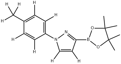 2256705-49-2 1-(4-(methyl-d3)phenyl-2,3,5,6-d4)-3-(4,4,5,5-tetramethyl-1,3,2-dioxaborolan-2-yl)-1H-pyrazole-4,5-d2