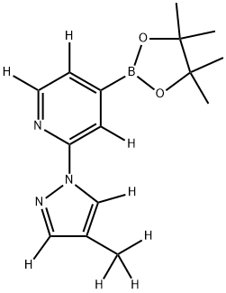 2-(4-(methyl-d3)-1H-pyrazol-1-yl-3,5-d2)-4-(4,4,5,5-tetramethyl-1,3,2-dioxaborolan-2-yl)pyridine-3,5,6-d3|