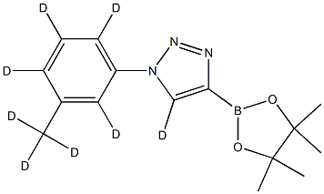 2256710-15-1 1-(3-(methyl-d3)phenyl-2,4,5,6-d4)-4-(4,4,5,5-tetramethyl-1,3,2-dioxaborolan-2-yl)-1H-1,2,3-triazole-5-d