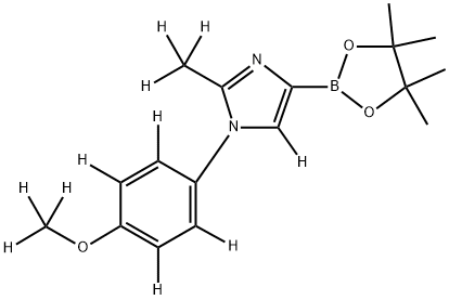 2256710-55-9 1-(4-(methoxy-d3)phenyl-2,3,5,6-d4)-2-(methyl-d3)-4-(4,4,5,5-tetramethyl-1,3,2-dioxaborolan-2-yl)-1H-imidazole-5-d