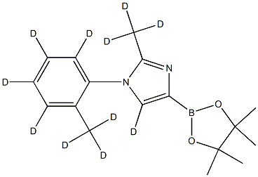 2-(methyl-d3)-1-(2-(methyl-d3)phenyl-3,4,5,6-d4)-4-(4,4,5,5-tetramethyl-1,3,2-dioxaborolan-2-yl)-1H-imidazole-5-d|