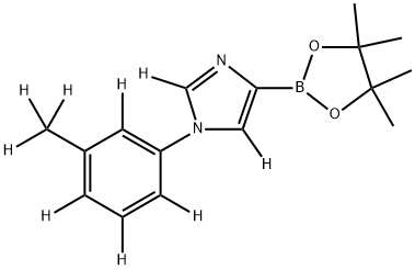 2256710-97-9 1-(3-(methyl-d3)phenyl-2,4,5,6-d4)-4-(4,4,5,5-tetramethyl-1,3,2-dioxaborolan-2-yl)-1H-imidazole-2,5-d2